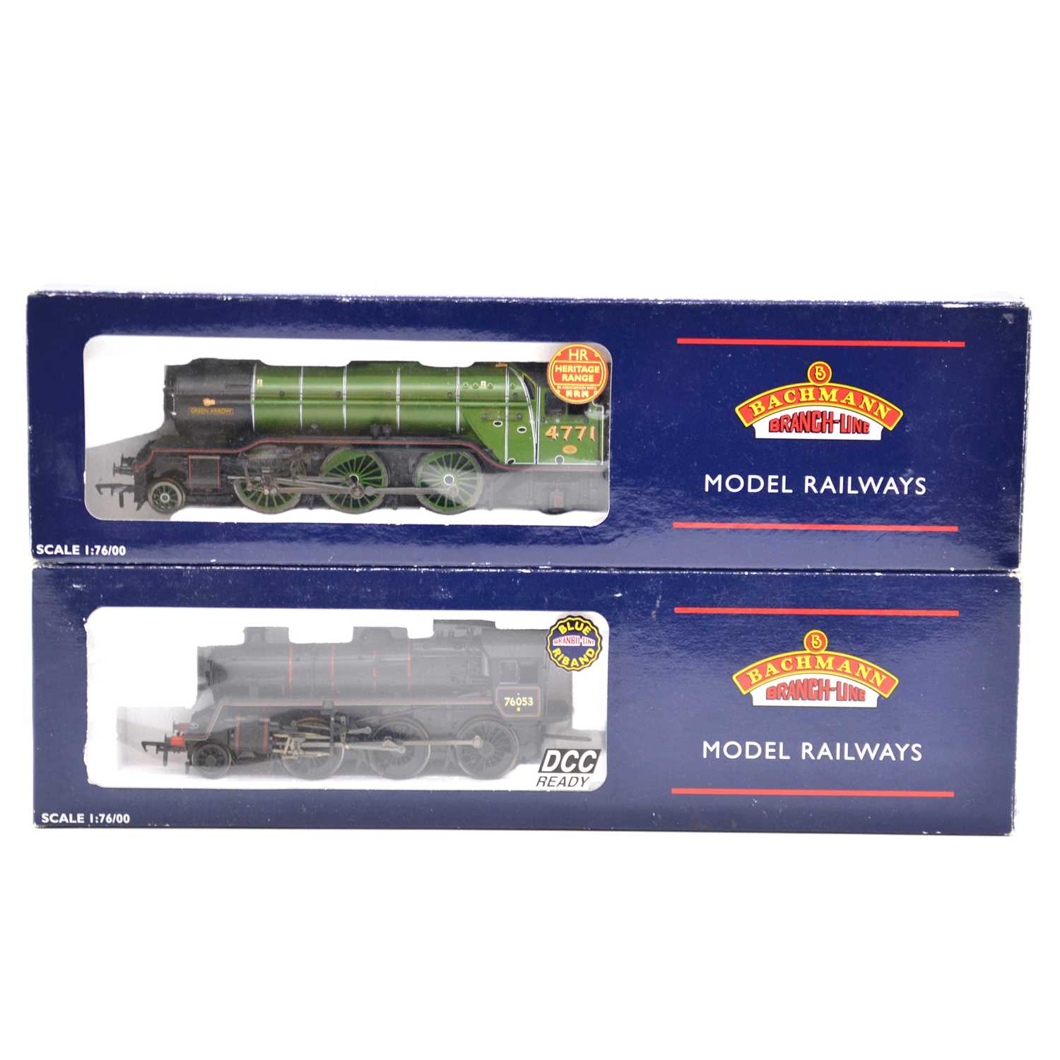 Lot 158 - Two Bachmann OO gauge model railway steam locomotives with tenders