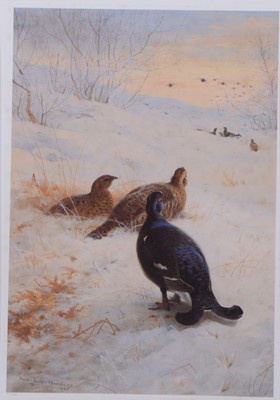 Lot 177 - After Archibald Thorburn, four limited edition prints and one other