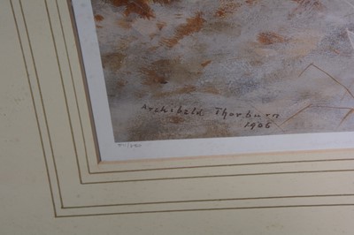 Lot 177 - After Archibald Thorburn, four limited edition prints and one other