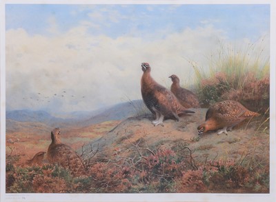 Lot 177 - After Archibald Thorburn, four limited edition prints and one other