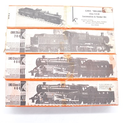 Lot 53 - Four N&KC Keyser OO gauge model railway locomotive kits