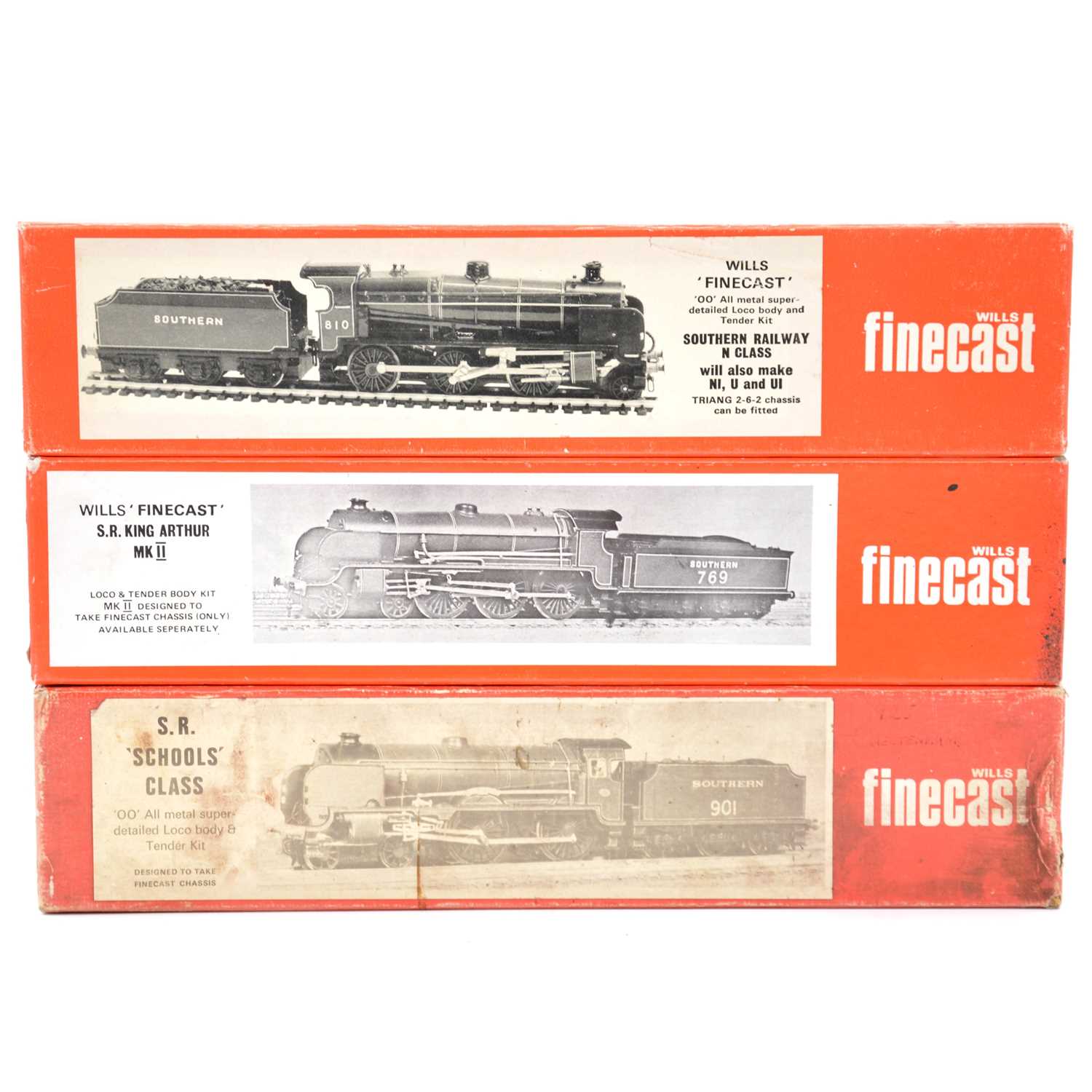 Lot 170 - Three Wills Finecast OO gauge model locomotive kits