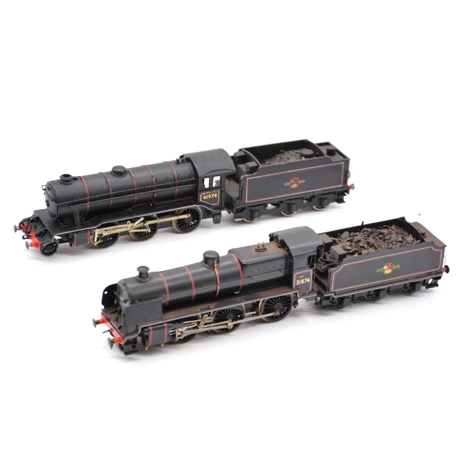 Lot 133 - Two Kit-built OO gauge model railway steam locomotives with tenders
