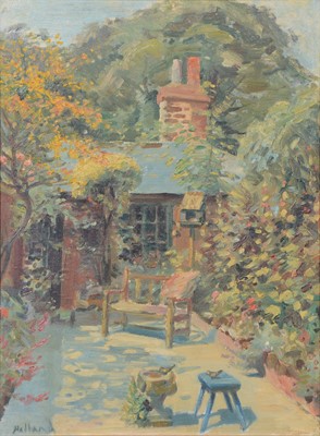 Lot 189 - George Herbert Buckingham Holland, A cottage garden.