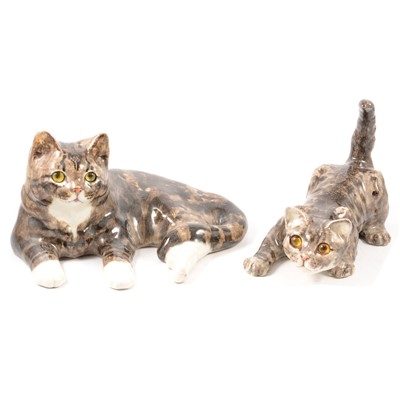 Lot 25 - Three Winstanley cats and one kitten.