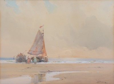 Lot 202 - Williams Knox, Dutch Fishing Boats, and Off with the Tide