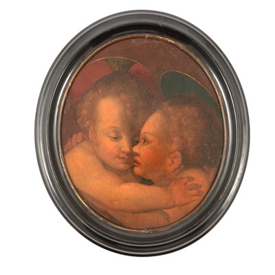 Lot 193 - Italian School, probably 17th Century, Angelic Cherubs