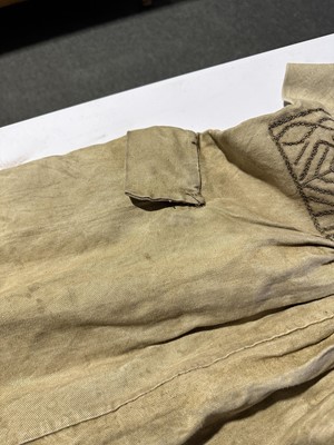 Lot 167 - Victorian shepherd's heavy linen smock