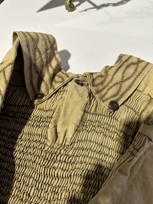 Lot 167 - Victorian shepherd's heavy linen smock