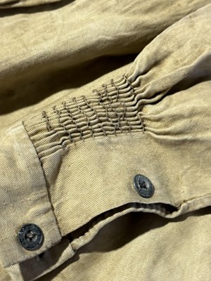 Lot 167 - Victorian shepherd's heavy linen smock