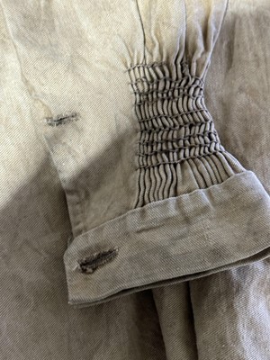 Lot 167 - Victorian shepherd's heavy linen smock