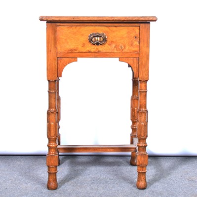 Lot 237 - Edwardian pollard oak side table