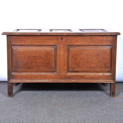 Lot 225 - Joined oak coffer