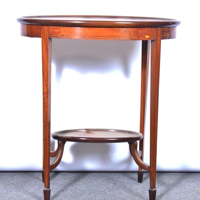 Lot 235 - Edwardian satinwood and marquetry occasional table