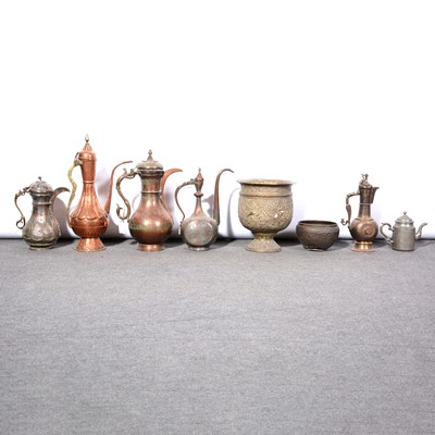 Lot 110 - A collection of Eastern metalware