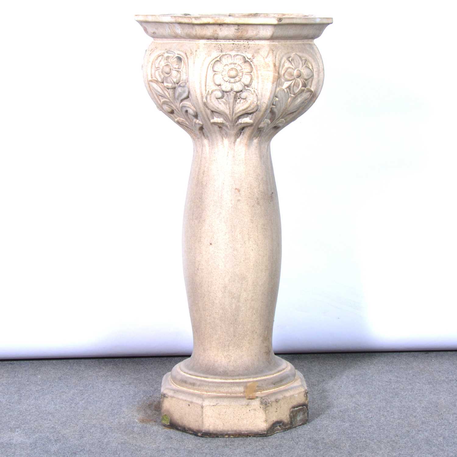 Lot 248 - Arts & Crafts stoneware bird bath