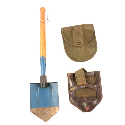 Lot 33 - Nine sapper's shovels