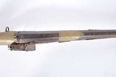 Lot 17 - Arab flintlock gun