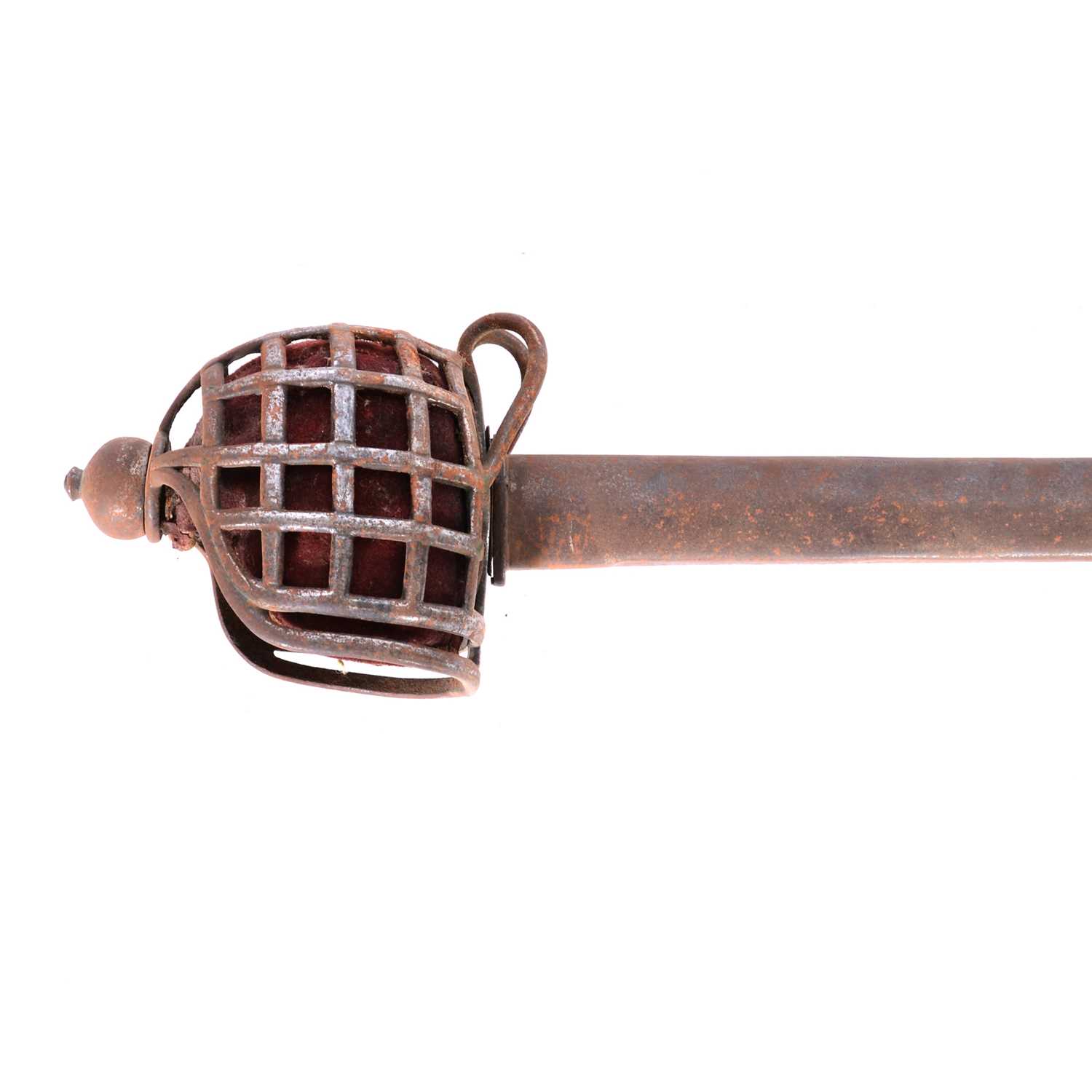 Lot 44 - Scottish basket hilted backsword