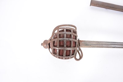 Lot 44 - Scottish basket hilted backsword