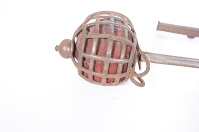 Lot 44 - Scottish basket hilted backsword