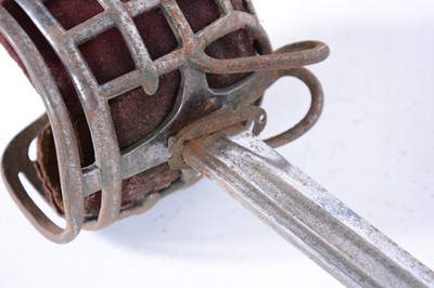 Lot 44 - Scottish basket hilted backsword