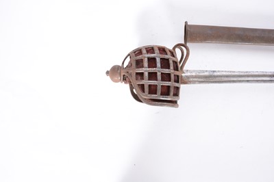 Lot 44 - Scottish basket hilted backsword