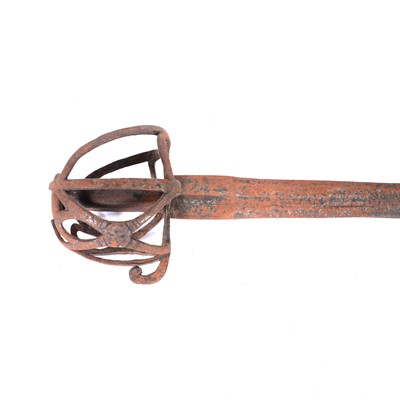 Lot 62 - Basket hilted broadsword