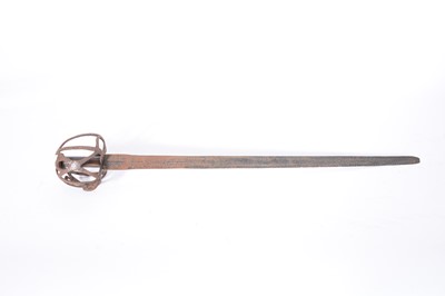 Lot 62 - Basket hilted broadsword