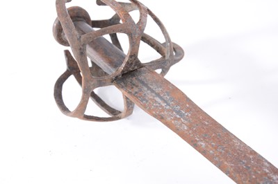 Lot 62 - Basket hilted broadsword