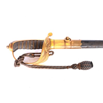 Lot 82 - Naval Officer's sword