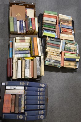 Lot 197 - Five boxes of books including E M Forster, A Room with a View, signed etc