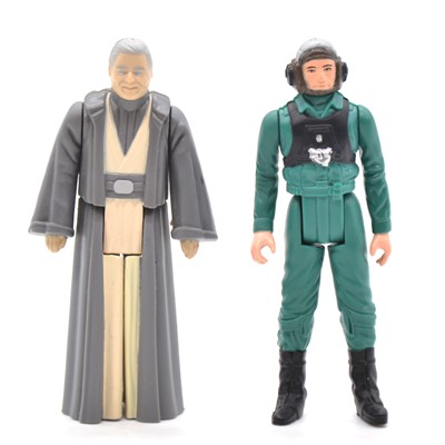 Lot 1301 - Star Wars figures by Palitoy / Kenner, last 17 figures Anakin Skywalker A Wing Pilot