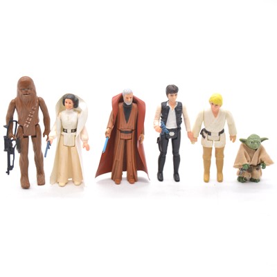 Lot 1296 - Six Star Wars figures by Palitoy / Kenner.