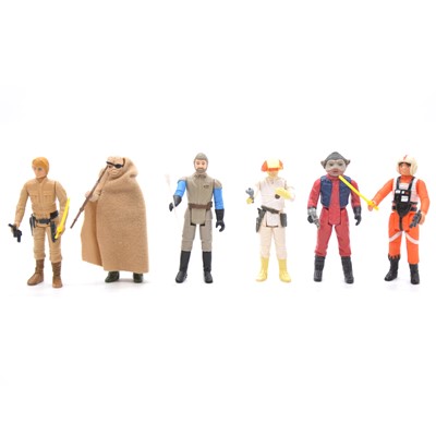 Lot 1272 - Six Star Wars figures by Palitoy / Kenner.