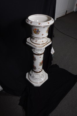 Lot 116 - Chinese jardiniere and stand.