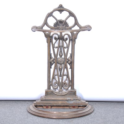 Lot 552 - Modern cast iron stick stand