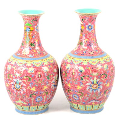 Lot 78 - Pair of Chinese porcelain vases