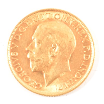 Lot 153 - A Gold Full Sovereign Coin, George V 1918.