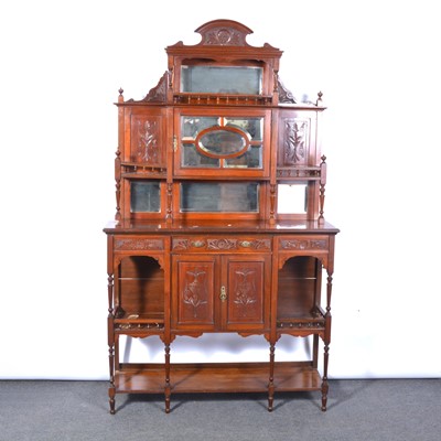 Lot 464 - Victorian walnut chiffonier