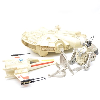 Lot 1300 - Three Star Wars Palitoy/Kenner space vehicles
