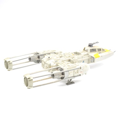 Lot 1276 - Star Wars Palitoy/Kenner Y-Wing Fighter vehicle, with one original missile.