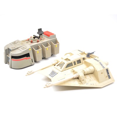 Lot 1287 - Star Wars Palitoy/Kenner Imperial Troop Transporter; Rebel Armoured Snowspeeder.