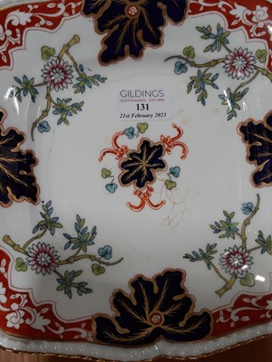 Lot 131 - Coalport bone chine tea service, Imari pattern