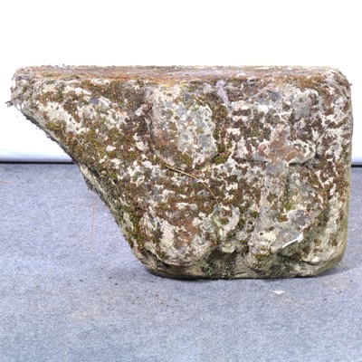 Lot 242 - Tympanum end stone, conceivably Romanesque