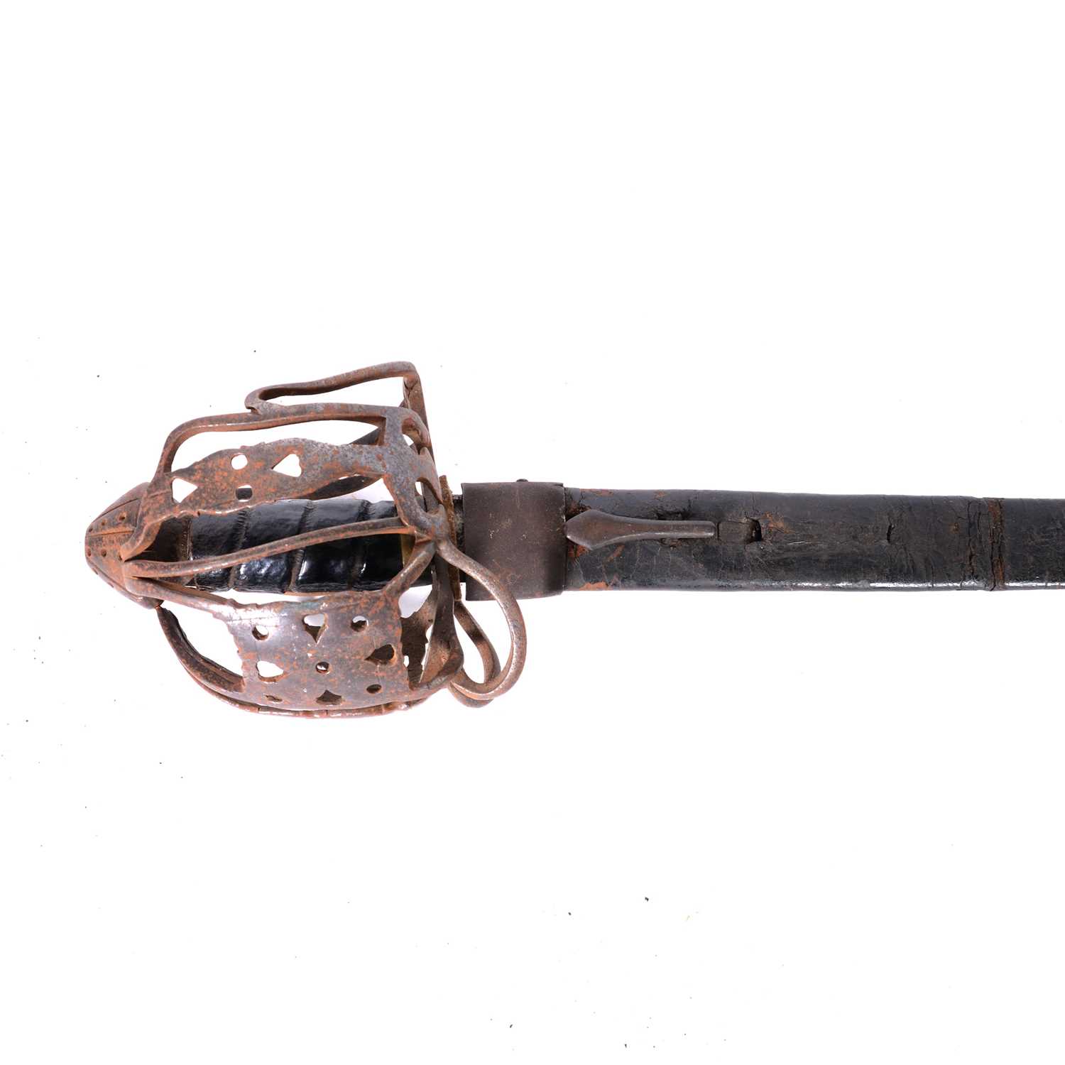 Lot 38 - Scottish basket hilted broadsword