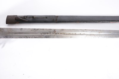 Lot 38 - Scottish basket hilted broadsword