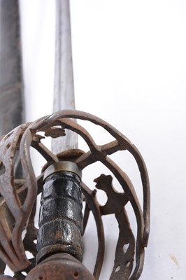 Lot 38 - Scottish basket hilted broadsword