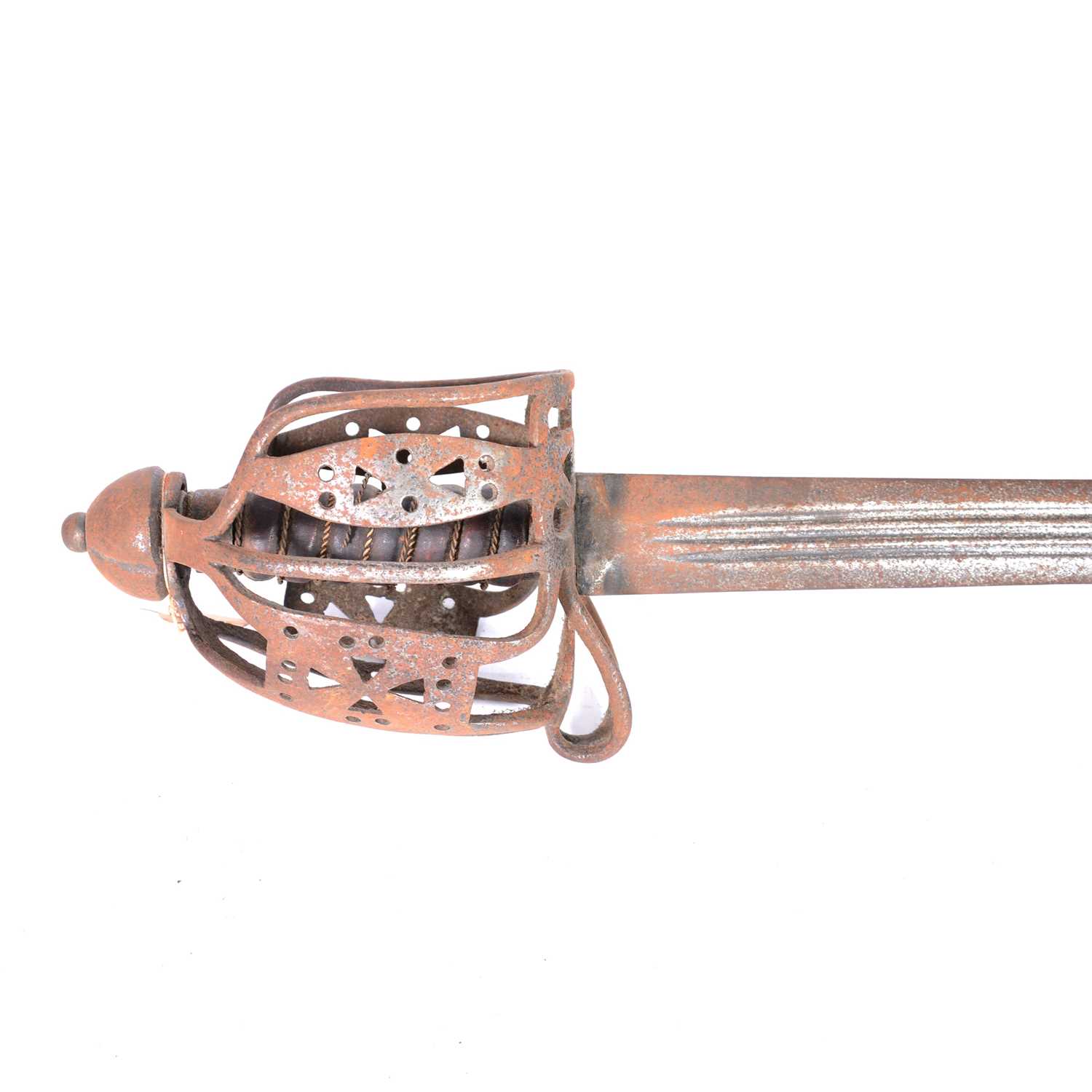 Lot 39 - Scottish basket hilted broadsword