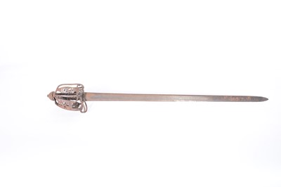 Lot 39 - Scottish basket hilted broadsword